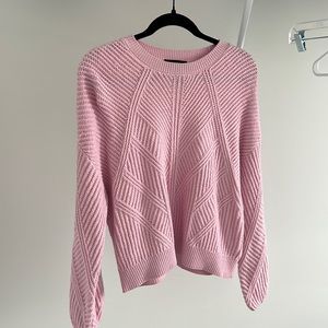 Express Pink Knit Sweater